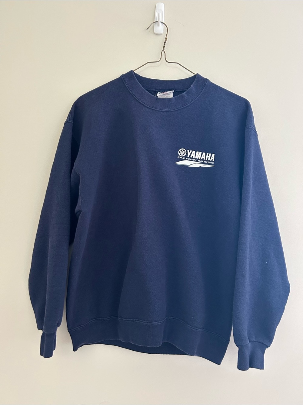 Vintage Yamaha Navy Crewneck Sweatshirt - Classic Logo